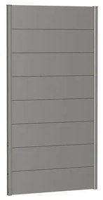 Frangivista in acciaio metallizzato grigio BIOHORT L 96 x H 182 cm, spessore 44 mm