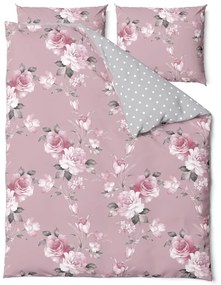 Biancheria da letto rosa in cotone per letto matrimoniale, 200 x 220 cm Belle - Bonami Selection