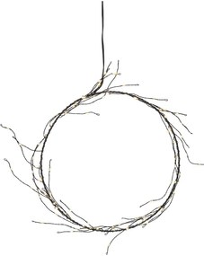 Decorazione luminosa nera con motivo natalizio ø 24 cm Nike - Star Trading