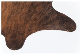 Tappeto in pelle bovina marrone, 190 x 150 cm Hide - Kare Design