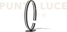 Lume led clarke nero 20w 2050lm 3000k 22x4x41cm in alluminio