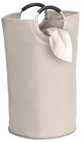 WENKO 3440001100 - Cesto portabiancheria STONE 38x72 cm beige/argento/nero