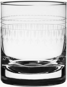 Set di 4 bicchieri da whisky in cristallo soffiato Ovals