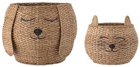 Bloomingville - Milus Basket Bankuan Grass 2 pcs. Nature Bloomingville