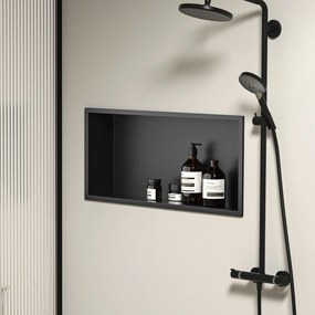 MENSOLA BAGNO 30x60 black matt