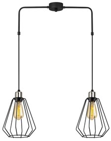 Apparecchio a sospensione in metallo nero Opviq luci Straton - Opviq lights