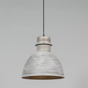 Set di 2 lampade a sospensione rustiche grigie - Dory