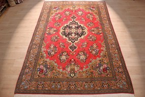 Ghom Tappeto 340x220 (Iran) Annodato A Mano