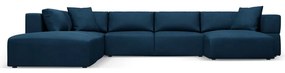 Angolo blu Divano a U, angolo sinistro Esther - Milo Casa