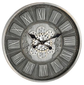Orologio da Parete Home ESPRIT Dorato Cristallo Ferro Vintage 60 x 8 x 60 cm