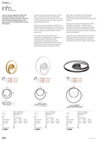 Redo 01-4354 - Applique da parete dimmerabile a LED TORSION LED/30W/230V, bianco