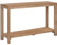 Tavolo Consolle 120x35x75 cm in Legno Massello di Teak 282850