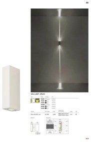 Redo 90421 - LED Applique da esterno ACE 2xLED/5,84W/230V 3000K IP54 grigio