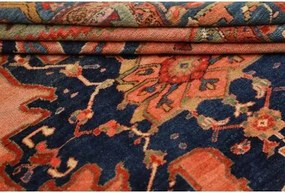 Antik Stilizzato Salmone Blu 175x185 Cm