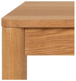 Tavolo da pranzo pieghevole in legno di quercia di colore naturale 100x200 cm Atlantic - Actona