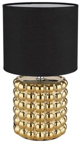 Globo 21626 - Lampada da tavolo VALENTINO 1xE14/40W/230V nero/oro
