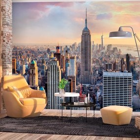 Fotomurale adesivo  Sunny Metropolis  Larghezza x Altezza Home decor 245x175