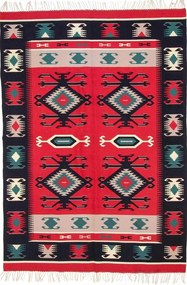 Kilim Tappeto persiano 200x280 Rosso (Iran) Annodato A Mano