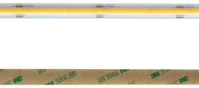 Striscia LED COB 10W/m 24VDC IP67 5m Luce Continua Colore Bianco Caldo 2.700K