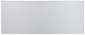 Tappeto bianco e grigio 80 x 200 cm SAIKHEDA Beliani