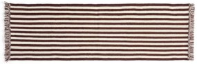 HAY - Stripes and Stripes Wool Rug 200x60 Cream HAY