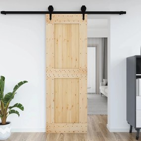 Porta Narvık 80x210 Cm İn Legno Massello Di Pino /