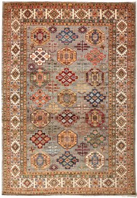 Kazak Tappeto orientale 310 x 210 Grigio (Pakistan) Annodato A Mano