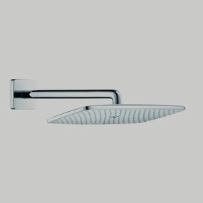 Soffione doccia HANSGROHE Raindance E 1getto in ottone cromo galvanizzato L 36 x H 15.7 x P 48.5 cm anticalcare 1 getto