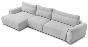 Divano angolare in grigio chiaro Aden – Bobochic Paris