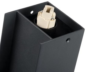 Kanlux 38762 - Lampada da esterno DASTEN 1xG9/11W/230V 30 cm IP44 nero