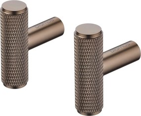 Set di ganci da parete grigi in metallo 2 pz Rof – Blomus