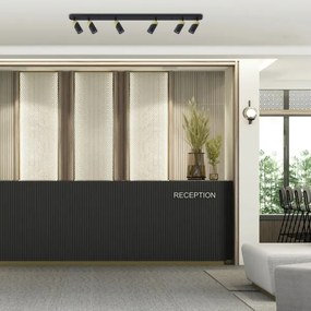 Faretto NEO 6xGU10/8W/230V nero/oro