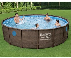 Bestway Set Piscina Power Steel 488x122 cm