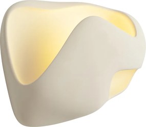 Lampada da parete Japandi color crema 30 cm - Pietra
