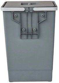 Cestino per rifiuti in plastica incorporato da 24 l Easy - Elletipi