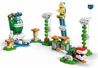 Lego super mario 71409 pack espansione sfida sulle nuvole di spike gigante, giocattoli da combinare con gli starter pack