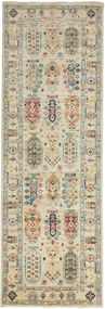 Samarkand Tappeto orientale 80 x 240 Grigio (Pakistan) Annodato A Mano