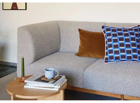 Tazza blu e marrone chiaro in gres Amare - Hübsch