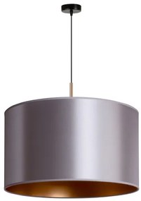 Duolla - Lampadario a sospensione con filo CANNES 1xE27/15W/230V diametro 50 cm argento/rame