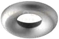 Faretto gu10 ip20 lampo cut out diametro 9,8cm cromo spazzolato