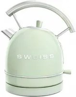 Bollitore elettrico 1,8 L vintage verde Sweiss