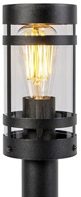 Lampioncino esterno moderna nero 80 cm IP44 - GLEAM