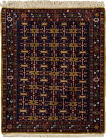 Hamedan Tappeto 100x80 (Iran) Annodato A Mano