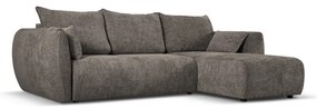 Divano angolare grigio (angolo destro) Matera - Cosmopolitan Design