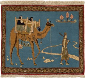 Kashan Tappeto persiano 100 x 80 (Iran) Annodato A Mano