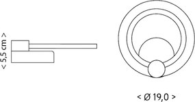 Brilagi - Lampada da parete LED MODERN MINI 16W 230V 3000/4000/6000K