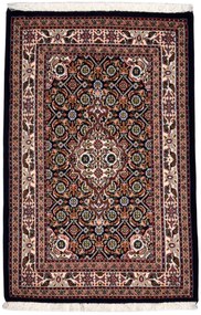Moud Tappeto 90 x 60 Blu (Iran) Annodato A Mano