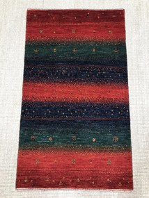 Loribaft Tappeto persiano 60 x 100 Verde (Iran) Annodato A Mano