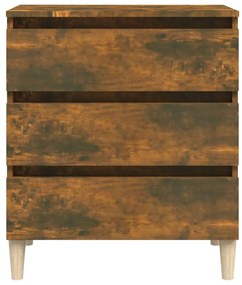 Credenza rovere fumo 60x35x69 cm in legno multistrato