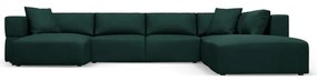 Angolo verde Divano a U, angolo destro Esther - Milo Casa